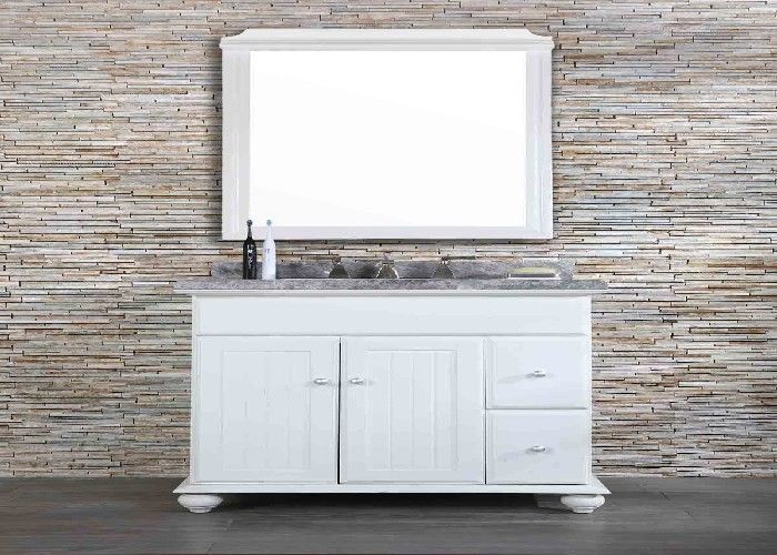 Granite Custom Bathroom Countertop Long Durability White Extraordinary Design