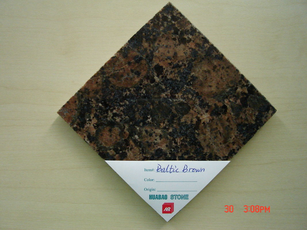 Baltic Brown Granite Slab Tiles Cut To Size Polished Honed Flamed For Tops Vanity